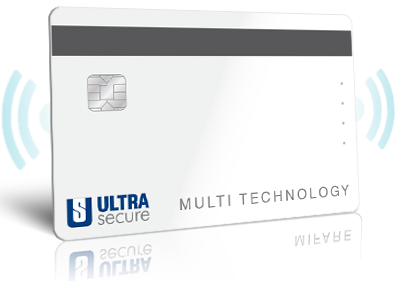 Ultrasecure multi technology, contact chip, magnetic strip and contactless cards